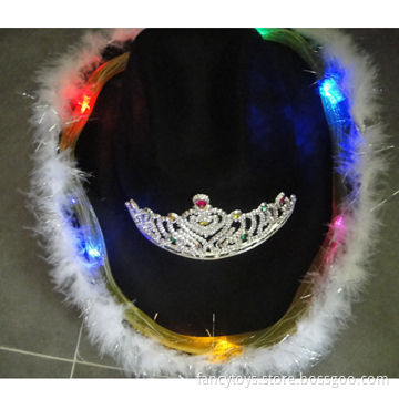 6 LEDs Cowboy Hat